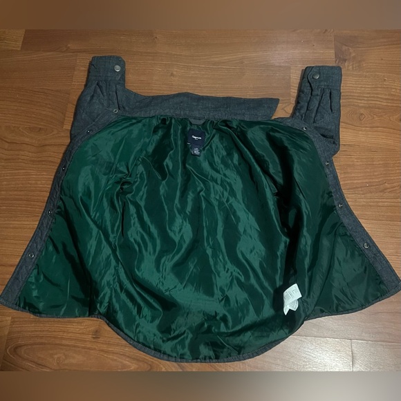 GAP Boys Denim Quilted chambray jacket - Picture 3 of 14